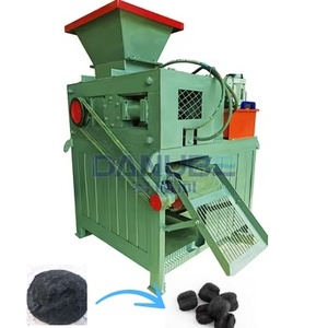 Automatic Roller Type Briquetting Ball Press Machine Charcoal Pillow Shape Briquette Making Machine - Product Image 1