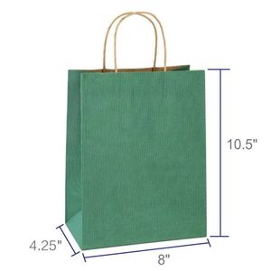 Sacs shopping en papier kraft personnalisables avec logo, pour supermarchés, vêtements, chaussures, sacs d'emballage en papier avec poignée, vente chaude - Product Image 3