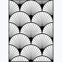 Médaillon en marbre blanc Volakas et marbre noir personnalisé, jet d'eau/mosaïque, 1,06x1,56m