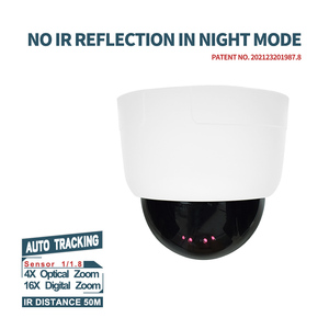 Caméra IP PTZ HD 4K Zoom optique 4X Caméra de vidéosurveillance <span class=keywords><strong>Sécurité</strong></span> à domicile Caméra de <span class=keywords><strong>sécurité</strong></span> dôme PTZ 4 pouces POE en option - Product Image 4