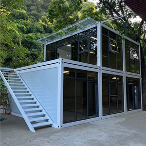 Maison préfabriquée modulaire en conteneur pour usine, café, boutique, hall d'exposition, centre commercial, <span class=keywords><strong>galerie</strong></span>, stand, hôtel <span class=keywords><strong>de</strong></span> vacances, dortoir, camp - Product Image 6