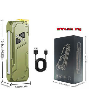 Nuevo Producto: Linterna EDC Multifunción con Cambio de Color RGB, Carga USB, Clip Magnético y Luz de Ambiente - Product Image 3