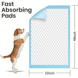 Tapis d'apprentissage de la propreté jetables en coton SAP, écologiques, étanches IP67, avec fonctions anti-choc et anti-vibration pour l'entraînement à la propreté des chats et des chiens - Product Image 2