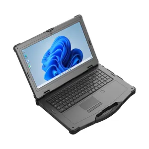 15.6 Inch Fully Industrial Rugged Laptop Computer Intel Core I7 16GB RAM 256GB SSD Cheap Stock Rugged Notebook Toughbook N15W