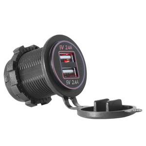 Car Charger Dual USB Ports <b>5V</b> 2.4A Each Fast Charging For Vehicle Use - Product Image 2
