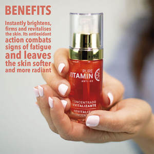 Concentrado Revitalizante Iluminador y Antiarrugas con Ácido Ascórbico y Estearato de Ascorbil, Vitamina C Antioxidante para Uso Doméstico - Product Image 2