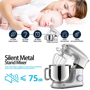 Chuyên Nghiệp Nhà Điện Máy Trộn Thức Ăn 6.5L-8L Bánh Pizza Hành Tinh Bột Đứng Trộn Cho Nướng - Product Image 4