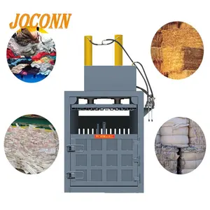 copper scrap light foam baling press machine/cocoons grass baler machine/cardboard baler recyclable garbage packaging machine