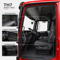 Truk Traktor HOWO TH7 6x4 Bekas Siap Pakai dengan Gearbox 12-Percepatan untuk Logistik Kontainer Truk Traktor HOWO 6*4