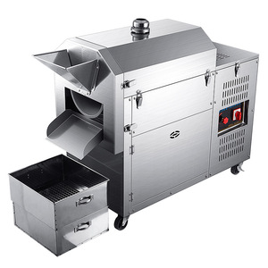 Máquina de Gran Capacidad para Tostar y Pelar Nueces para Servicios de Catering, Construcción de Acero Inoxidable, Calentamiento Eléctrico - Product Image 2
