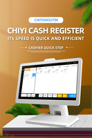 Printer termal kasir Android semua dalam satu, mesin Printer POS nirkabel layar sentuh Desktop sistem Pos murah