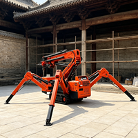 Mini-grue araignée pliable de 3 tonnes pour travaux de construction, télécommandée, portable, à flèche télescopique