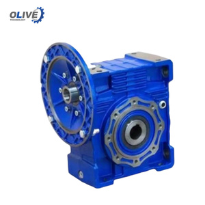 Reductor de velocidad de engranajes helicoidales NMRV Fajasreductor, relación 20:1, 20 HP, aleación de aluminio, transmisión de motorreductor para maquinaria industrial - Product Image 1