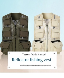 Reflector Net Multi Pocket Chaleco de pesca Chaleco de fotografía - Product Image 5