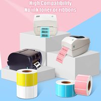 Rouleau d'étiquettes d'imprimante de codes-barres thermique étanche, autocollant adhésif recyclable personnalisé ODM & OEM, laminage blanc brillant Nanwang