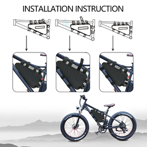 Fabrika doğrudan satış büyük kapasiteli üçgen elektrikli bisiklet lityum pil 48V 52V 1000 28ah 1500 için 2000W W W ebike - Product Image 4
