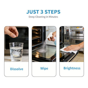 Tabletas Efervescentes para Limpieza <span class=keywords><strong>de</strong></span> Hornos, Acción Espumosa, Limpieza Profunda sin Frotar, Desengrasante para Hornos <span class=keywords><strong>de</strong></span> <span class=keywords><strong>Cocina</strong></span>, Parrillas y Microondas, OEM - Product Image 5