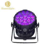 Projecteur PAR LED RGBW 19x15W avec zoom, étanche IP65, DMX512, angle de faisceau 8-60 degrés, pour événements extérieurs et fêtes