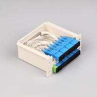 Kaset Desain Industri tipe 1*16 SC UPC PLC pemisah serat optik