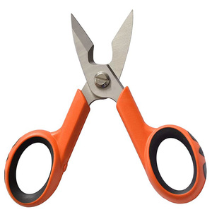 Forbici Professionali da Elettricista 14cm in Acciaio Inossidabile con Taglio per Spellare Fili e Forbici da Cucina - Product Image 1