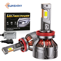 Ampoules de phares LED Sunshiny G200 haute puissance 300W 40000LM, taille halogène 1:1, série de phares LED pour voitures, fabricant d'éclairage automobile