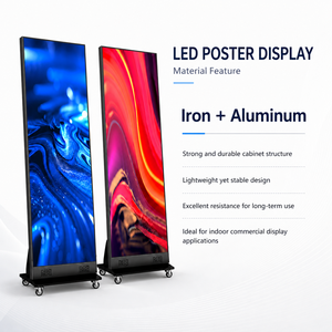จอแสดงผล LED โปสเตอร์ในร่ม P1.86 ความละเอียดสูง สำหรับโฆษณาดิจิทัลในลิฟต์ห้างสรรพสินค้า - Product Image 4