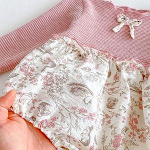 Angou all'ingrosso autunno bambina bambino <span class=keywords><strong>vestiti</strong></span> 0-3 <span class=keywords><strong>mesi</strong></span> un pezzo tute tute tute tute body bambino - Product Image 4