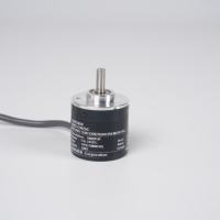 Encodeur rotatif Omron E6B2-CWZ1X, pilote de ligne incrémental 5V DC, axe de 6 mm, 2000P/R pour l'automatisation