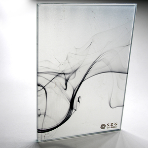 <span class=keywords><strong>Verre</strong></span> feuilleté trempé imprimé numérique d'écran en soie décoratif d'art de modèle fait sur commande - Product Image 1