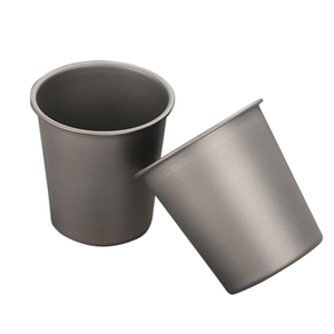 Taza de cerveza de titanio ultraligera para exteriores, taza de cerveza compacta apilable de 500ml, taza Mag de cerveza de titanio de 300ml para café y bebidas - Product Image 1