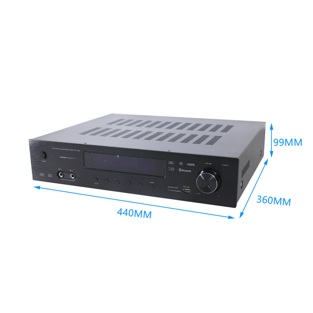 T 5.1 Channel Mp3/TUNER/Bluetooth/USB/SD Digital Audio Video Amplifier 500W Professional Audio Video High Power Amplifier