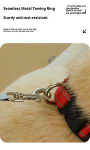 Collier pour chien en nylon réglable simple, style moderne, personnalisable avec logo, motif uni moderne, accessoires pour chien - Product Image 4