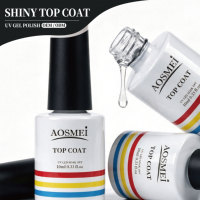 Base et Top Coat pour Ongles Sans TPO & Sans HEMA, Top Coat Brillant Sans Résidu, Vernis Gel Anti-Rayures, Fournisseur ODM de Produits pour Ongles