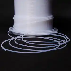 Plastic Capillary Ptfe Tube AWG 18L 1.07mm Clear Colored Micro Spool Package Te Flon Hose Small Size Capillary Ptfe Tubing