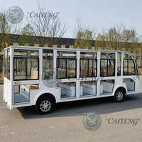Bus électrique/à essence Caiteng chinois 8/11/14/17/20/23 places, 6 mètres, moteur à batterie, bus de tourisme de luxe, vitesse maximale de 30 km/h