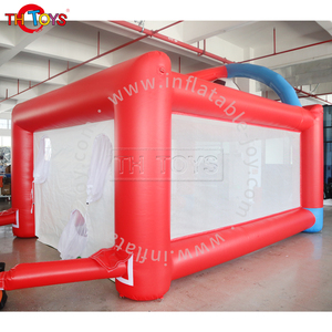 Juego de Fútbol Inflable Ecológico para Exteriores, Portería de Fútbol de 5x4m, Rojo - Product Image 6