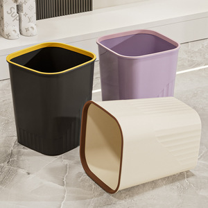 Contenedor de Basura Rectangular de 12L, Tamaño Grande, para Uso en Interiores, Hogar, Cocina, Oficina - Product Image 2
