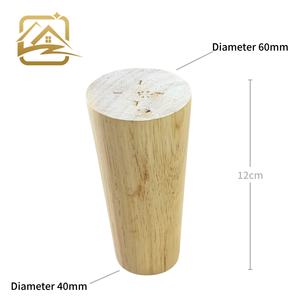 Pieds de canapé en bois avec capacité de charge très élevée, pieds de meubles en bois, pieds de canapé pour table - Product Image 2