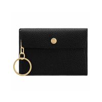 Porte-monnaie miniature pour femme en cuir PU de haute qualité avec logo personnalisé fait main Mount Yanzhi, avec fermeture à bouton et protection RFID