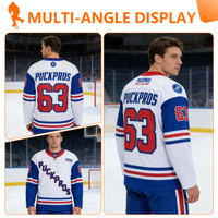 Personnalisation et vente en gros de maillots de hockey de haute qualité et écologiques pour l'entraînement