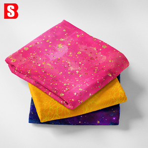 OEM/ODM Tùy Chỉnh 100% Cotton 80S Trọng Lượng Nhẹ Lấp Lánh Galaxy Glow Dệt Mềm Của Phụ Nữ Ăn Mặc Túi Dệt Kỹ Thuật - Product Image 1