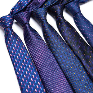 Men's Formal Business Floral Polyester Silk Jacquard <b>Tie</b> Quick Dry Gift - Product Image 1
