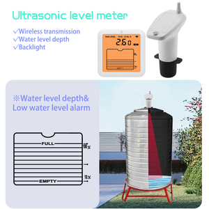 Ultrasmart hiện đại trong nhà hiển thị kỹ thuật số đa chức năng siêu âm mực nước cảm biến Transmitter nhà thông minh đo lường chất lỏng - Product Image 5