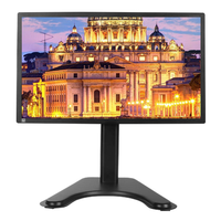 Soporte Ergonómico de Escritorio para un Solo Monitor de 14-32 Pulgadas, Altura Ajustable, Acero Laminado en Frío, Blanco/Negro, Soporte VESA para TV de Escritorio