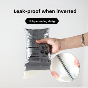 Sac de collecte d'urine portable avec fermeture éclair, conteneur de gel pour pipi, bouteille urinaire de voyage, support de toilette pour voiture, pour hommes, femmes, adultes, urgence - Product Image 3