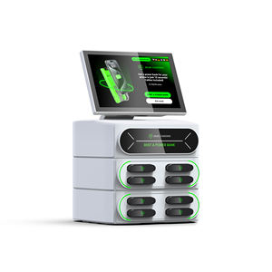 Station de recharge et de <span class=keywords><strong>location</strong></span> de batteries externes partagées à 8 emplacements empilables avec écran tactile et système de point de vente intégré, borne de recharge multi-emplacements - Product Image 5