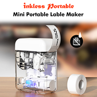 Mini-imprimante thermique de poche 0,5 pouce sans encre, sans fil, édition facile pour applications de création d'étiquettes sur téléphone
