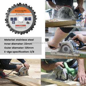 <span class=keywords><strong>Meuleuse</strong></span> d'angle 125mm 16 dents en acier inoxydable 5 pouces rectifieuse à <span class=keywords><strong>bois</strong></span> avec <span class=keywords><strong>disque</strong></span> de coupe de sculpture sur <span class=keywords><strong>bois</strong></span> OEM personnalisé - Product Image 6