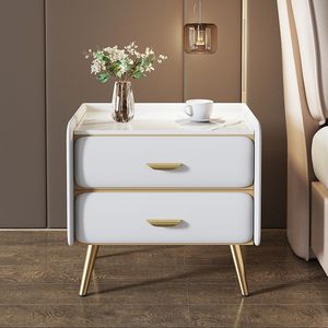 <span class=keywords><strong>Table</strong></span> <span class=keywords><strong>de</strong></span> chevet minimaliste moderne, <span class=keywords><strong>table</strong></span> <span class=keywords><strong>de</strong></span> chevet en bois massif avec plateau en pierre, convient pour chambre à coucher, hôtel, appartement - Product Image 2