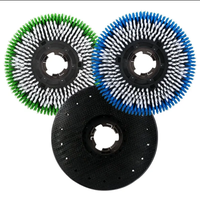 Brosse industrielle personnalisable en acier, polypropylène et nylon pour machine de nettoyage de tapis, brosse circulaire pour laveur de sol DIY, OEM & ODM
